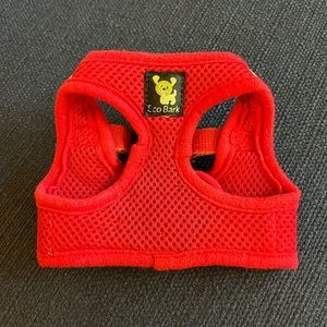 Red xxs dog harness